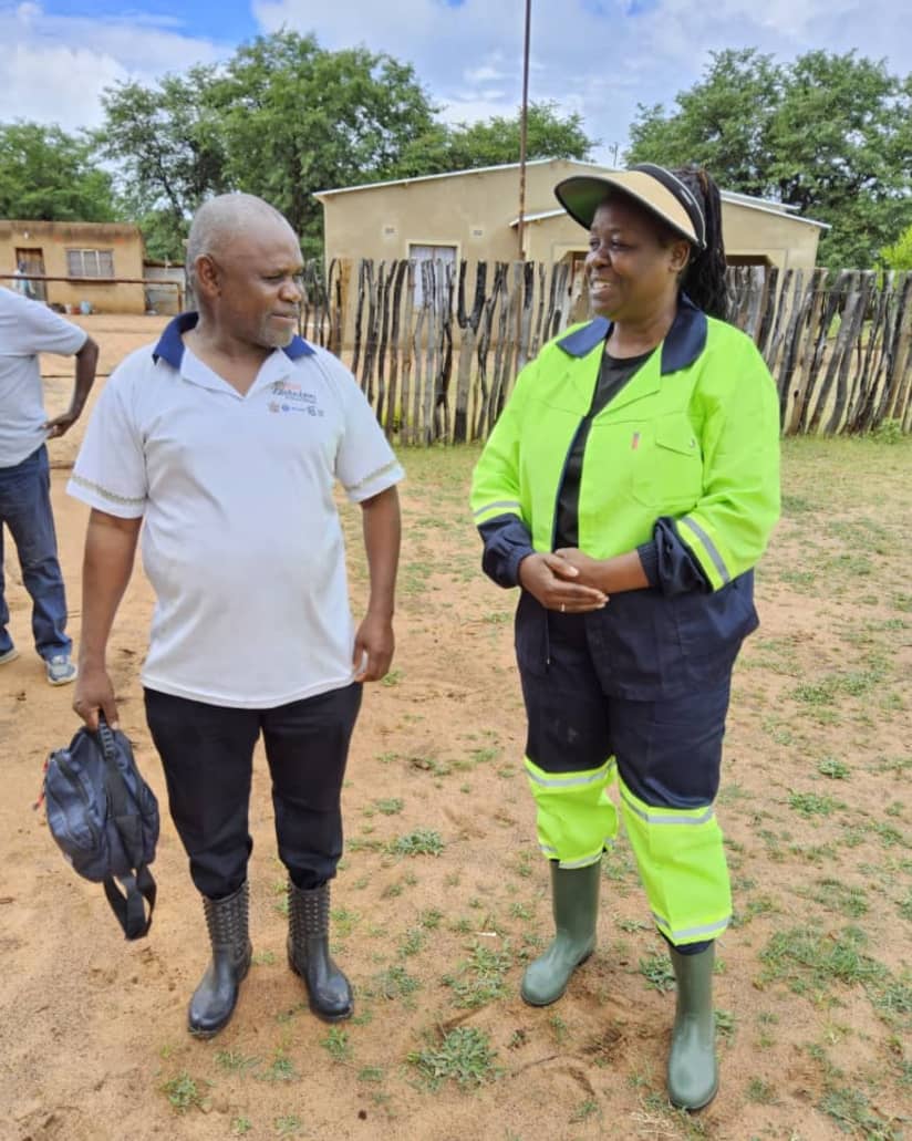 Hon. Musa Ncube Leads by Example in Tsholotsho Fields