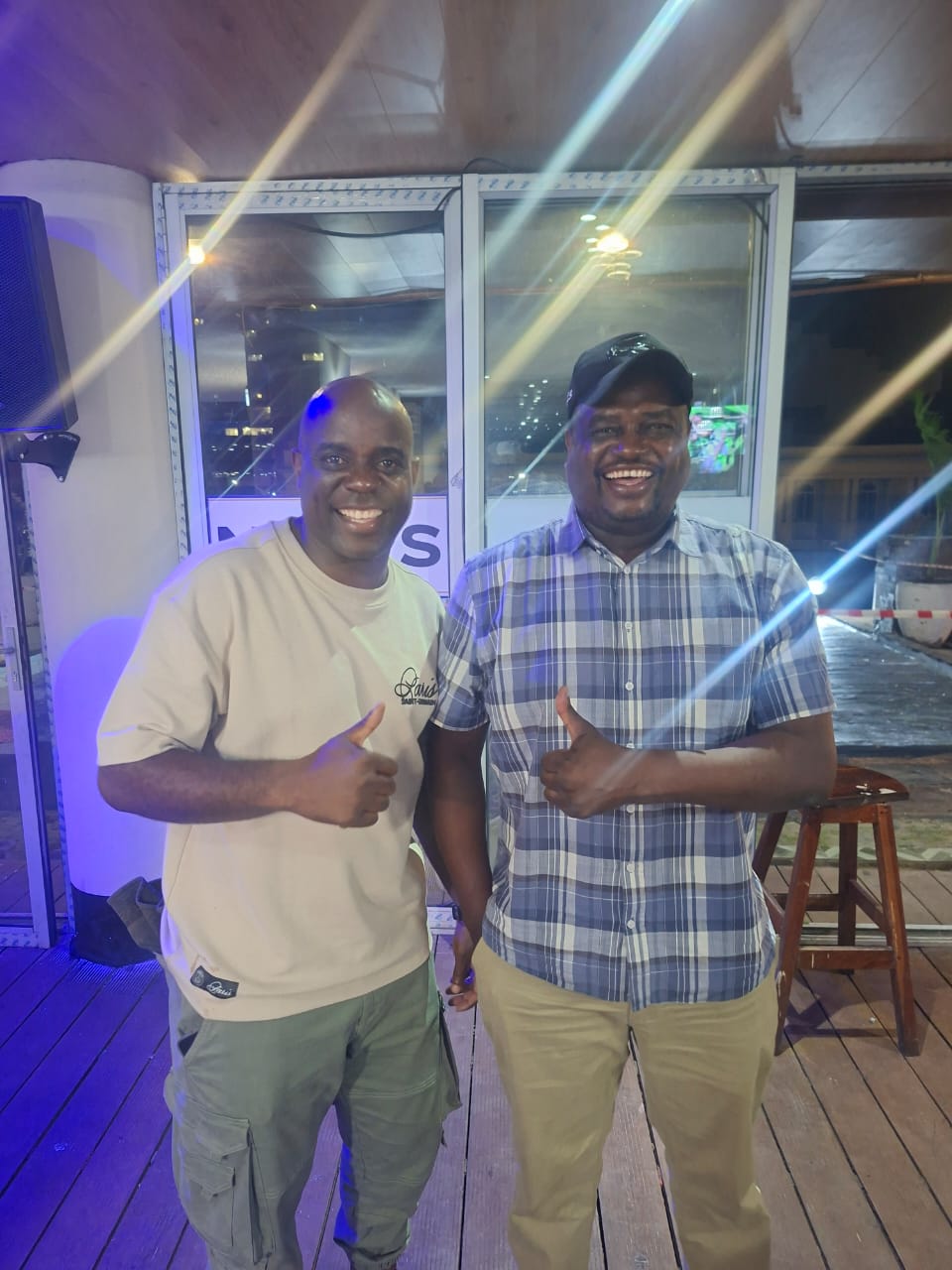 Ndiraya Makes Surprise Stop at Nexus Rooftop as Football Meets Comedy in Bulawayo